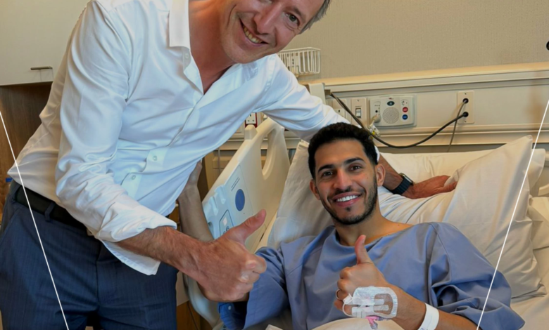 عودة سلطان الغنام للملاعب في يناير بعد نجاح جراحته