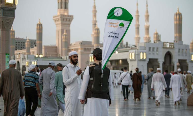 المسجد النبوي يستقبل الحجاج بعد الحج بمنظومة خدمات متكاملة