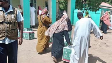 مساعدات سعودية في السودان: دعم غذائي لآلاف الأسر بولاية الجزيرة