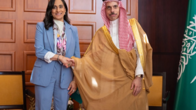 وزير الخارجية يبحث التطورات في المنطقة مع نظيرته الكندية