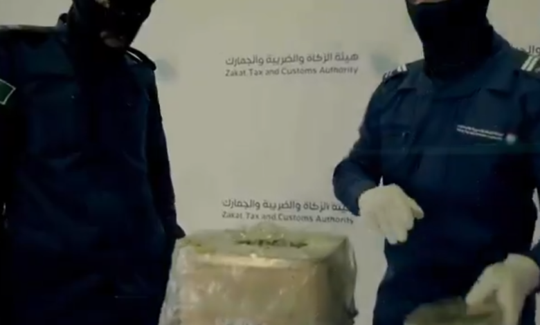 إحباط تهريب حبوب مخدرة بمنفذ الحديثة | تفاصيل ضبط شحنة أجبان