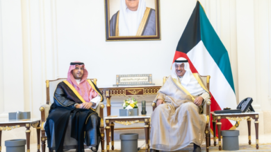 ولي عهد الكويت يستقبل الأمير تركي لتعزيز العلاقات الأخوية بين البلدين