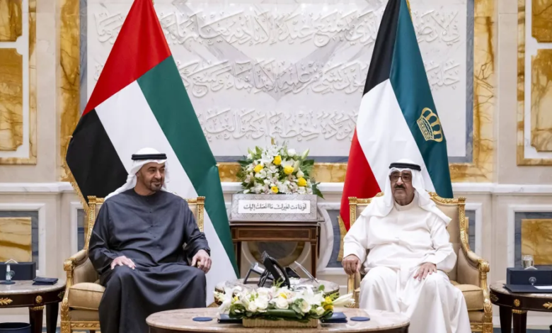 أمير الكويت ورئيس الإمارات: شراكة استراتيجية لمواجهة التحديات