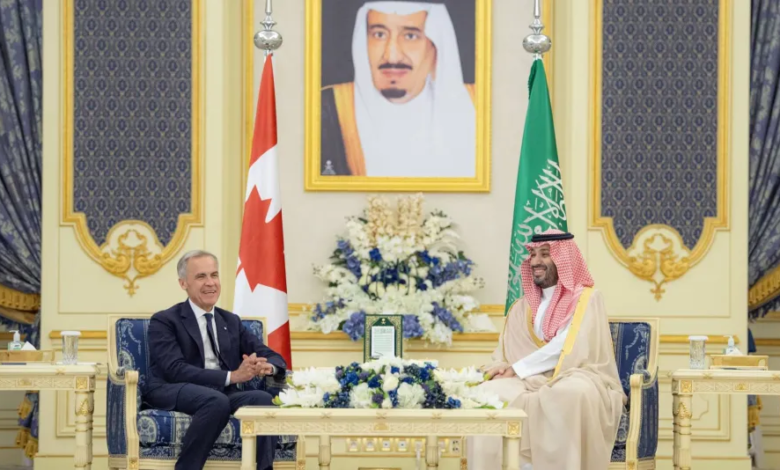 ولي العهد السعودي ورئيس وزراء كندا يبحثان التعاون الثنائي