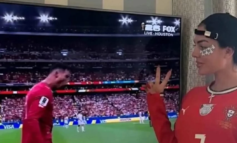 جورجينا ورسالة الدعم بعد دموع رونالدو في وداع المونديال