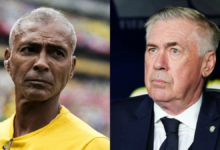 روماريو يهاجم أنشيلوتي ويطالب بطرده بعد خروج البرازيل