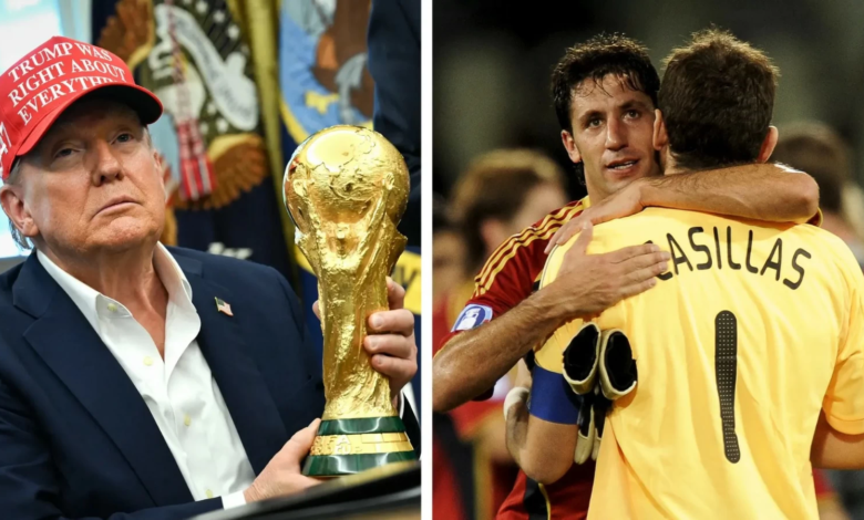 بطل مونديال 2010 يناشد ترامب لدخول أمريكا وحضور النهائي