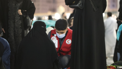 الهلال الأحمر السعودي ينقذ معتمرة بالمسجد النبوي في 51 ثانية