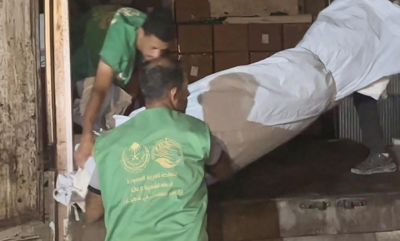 مركز الملك سلمان للإغاثة: مأوى فوري لنازحي مواصي خان يونس