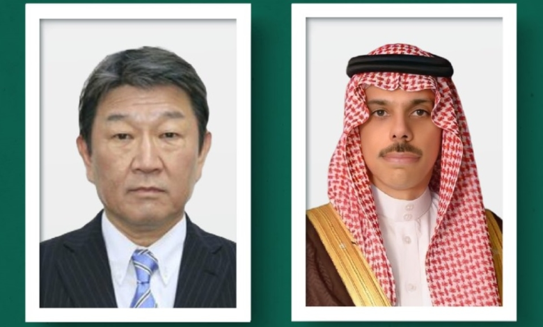 وزير الخارجية السعودي والياباني: حوار هاتفي لتعزيز الشراكة