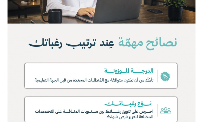 منصة قبول: دليلك لترتيب الرغبات وضمان مقعدك الجامعي 2024