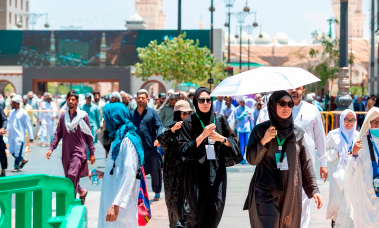 برنامج ضيوف خادم الحرمين الشريفين: 250 معتمراً بالمسجد النبوي