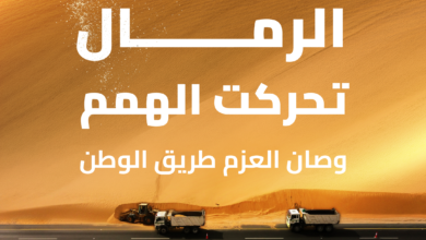 إزالة الرمال عن الطرق: جهود هيئة الطرق السعودية لسلامة المسافرين