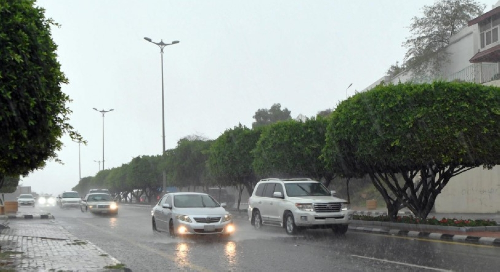 أمطار غزيرة في عسير - واس أرشيفية