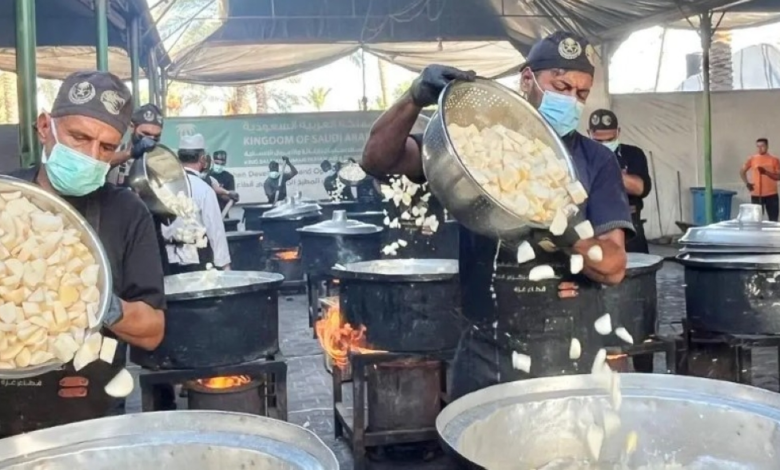 توزيع 24,850 وجبة ساخنة ضمن الحملة الشعبية السعودية لإغاثة غزة - واس
