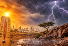 أمطار رعدية - اليوم