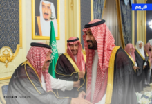 ولي العهد خلال استقباله الأمراء والعلماء وجمعًا من المواطنين - اليوم (4)