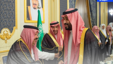 ولي العهد خلال استقباله الأمراء والعلماء وجمعًا من المواطنين - اليوم (4)
