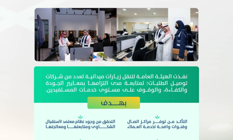 جولات رقابية على شركات التوصيل.. و«النقل» تراجع آليات معالجة الشكاوى - إكس