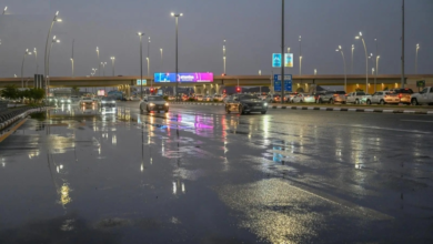 استمرار هطول الأمطار الرعدية على بعض مناطق المملكة - اليوم