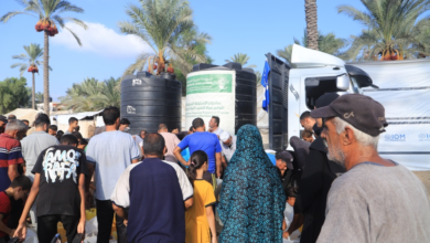 مركز الملك سلمان للإغاثة يواصل ضخّ مياه الشرب الآمنة بقطاع غزة