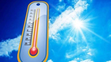 درجات الحرارة العظمى اليوم الثلاثاء - وكالات