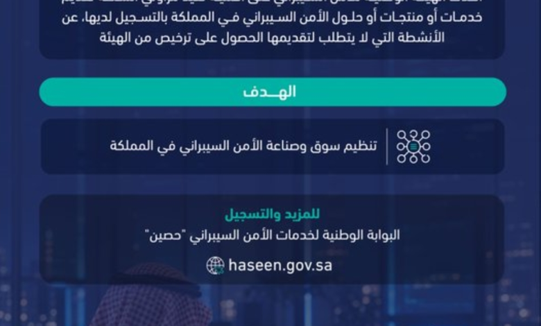 تعليمات مهمة لمزاولي أنشطة الأمن السيبراني في المملكة.. اعرف التفاصيل